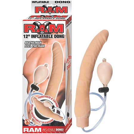 Ram 12in. Inflatable Dong (White) | Climactic Adventures