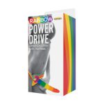 Rainbow Power Drive 7in Dildo W/Harness