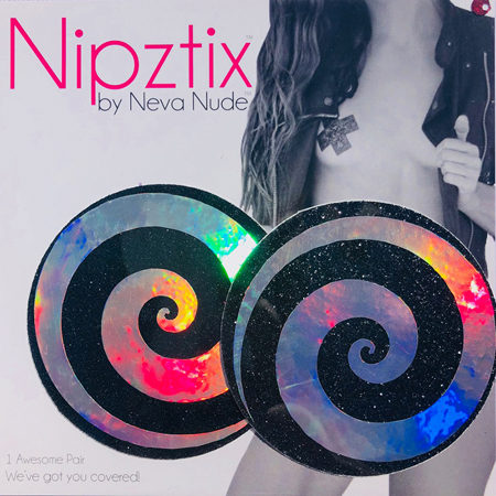 Neva Nude Pasty Spiral Holographic | Climactic Adventures