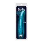 Firefly Glow Stick 11in Vibrat Dildo Blu