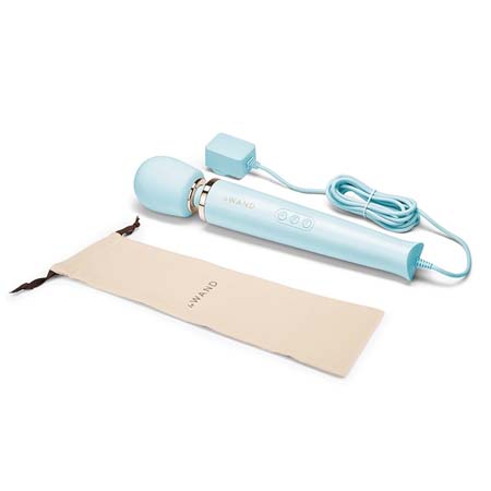 Le Wand Powerful Plug-In Vibrating Massager Sky Blue | Climactic Adventures