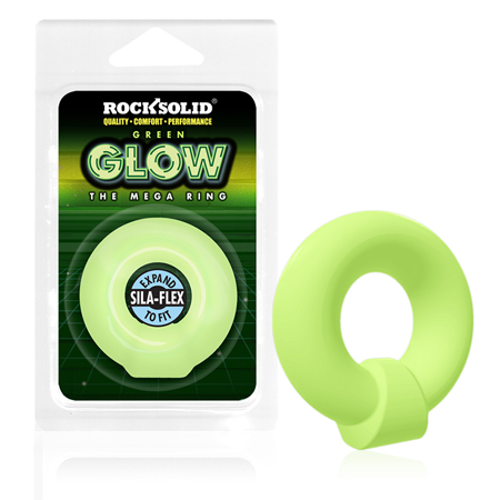 Rock Solid Sila-Flex Glow-in-the-Dark Mega Ring Green | Climactic Adventures
