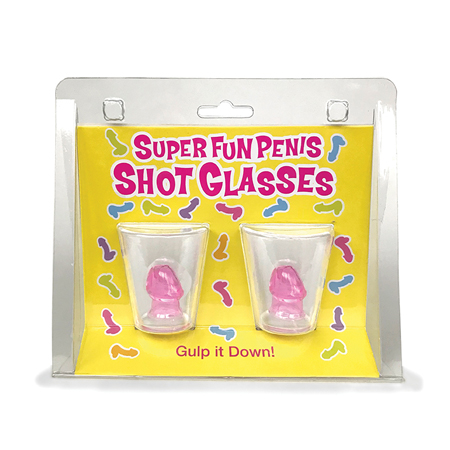 Super Fun Penis Shot Glasses Set Of 2 | Climactic Adventures