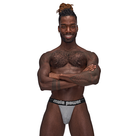 MP Sexagon Strappy Ring Jock Gray L/XL | Climactic Adventures