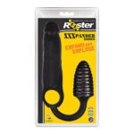 Rooster XXXPANDER Ribbed Sheath Plug Blk