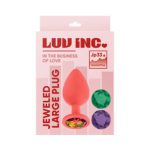 Luv Inc Jp33 Jewel Lrg Plug w/3 Gems Cor