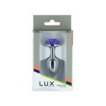 Lux Active RoseMetal Butt Plug 3in Purpl