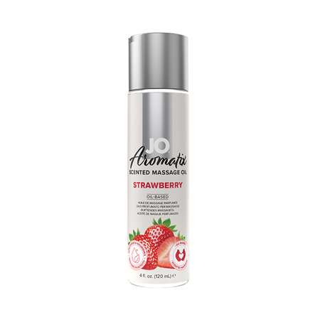 JO Aromatix Strawberry Massage Oil 4 oz. | Climactic Adventures