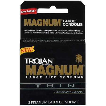 Trojan Magnum Thin Large Size Condoms with UltraSmooth Lubricant | Climactic Adventures