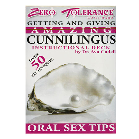 Zero Tolerance Getting & Giving Cunnilingus Cards | Climactic Adventures