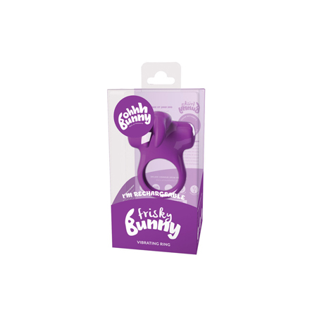VeDO Frisky Bunny Rechargeable Vibrating Ring - Perfectly Purple | Climactic Adventures