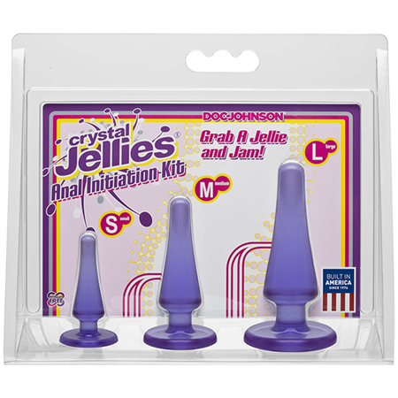 Crystal Jellies - Anal Initiation Kit Purple | Climactic Adventures