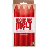 The 9's Make Me Melt Candle Red 4pk