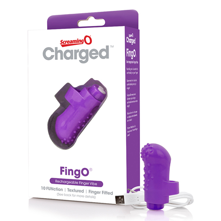 Screaming O Charged FingO Vooom Mini Vibe - Purple | Climactic Adventures