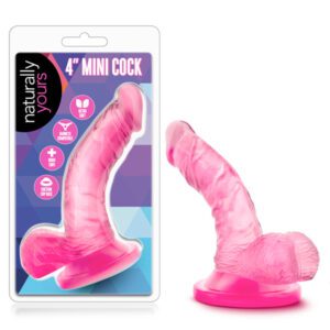 Naturally Yours 4in Mini Cock Pink