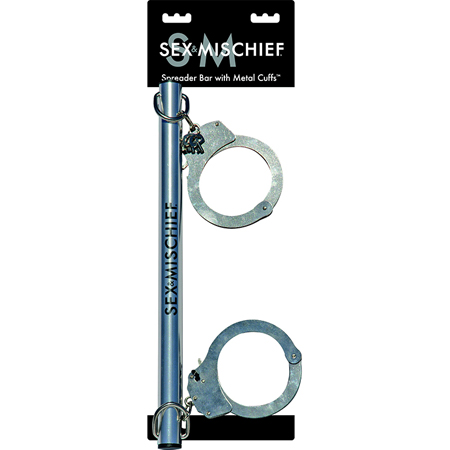 S&M Spreader Bar with Metal Cuffs | Climactic Adventures