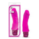 Luxe Marco 7.75in Vibrating Dildo Pink