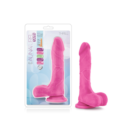 Au Natural - Bold - Thrill - 8.5in Dildo - Pink | Climactic Adventures