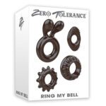 ZT Ring My Bell 4Pc Cockring Set Black