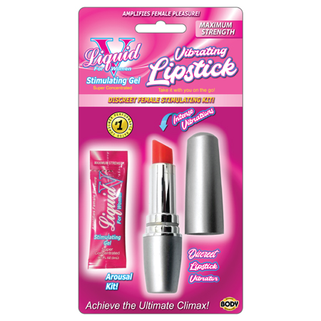 Liquid V Vibrating Lipstick Kit | Climactic Adventures