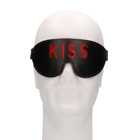 Ouch! Blindfold - KISS - Black | Climactic Adventures