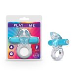 Play with Me Bull Vibrating C-Ring Blue