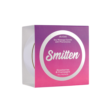 Massage Candle Smitten Straw&Champ 4oz | Climactic Adventures