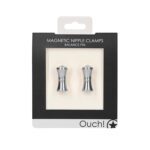 Ouch Balance Pin Magnetic Nip Clamp Silv