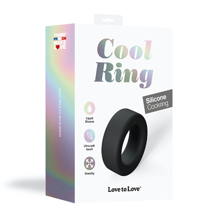 Love To Love Cockring Cool Ring Noir | Climactic Adventures