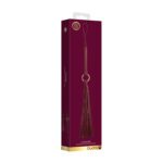 Ouch Halo Ringed Flogger Burgundy