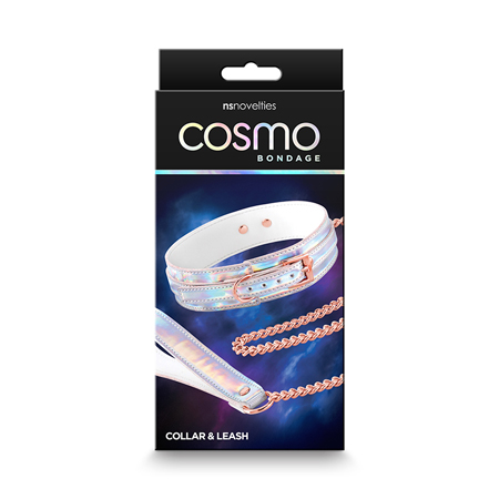 Cosmo Bondage Collar & Leash Rainbow | Climactic Adventures