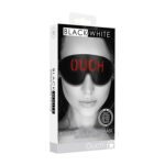 Ouch B&W Bonded Leather Ouch EyeMask Blk