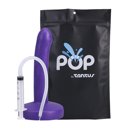POP Slim by TANTUS Squirting Dildo Indiglow BAG | Climactic Adventures