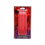 Japanese Drip Candles 3 Pack Red