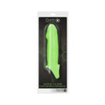 Ouch GITD Smooth Thick Penis Sleeve Grn