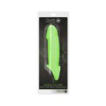 Ouch GITD Smooth Thick Penis Sleeve Grn