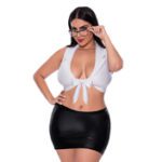 MS Dress Up Sexy CEO Costume White QS