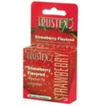 Trustex: Strawberry Condom 3pk
