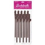 BP 10pc Dicky Sipping Straws Brown