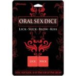 PD Oral Sex Dice (Lick-Suck-Blow-Kiss)