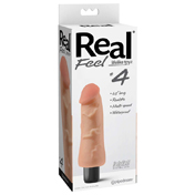 Pipedream Real Feel Lifelike Toyz No. 4 Realistic 6.5 in. Vibrating Dildo Beige | Climactic Adventures