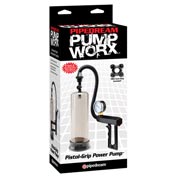 Pipedream Pump Worx Pistol-Grip Power Pump Clear/Black | Climactic Adventures