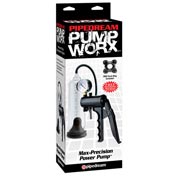 Pipedream Pump Worx Max-Precision Power Pump Clear/Black | Climactic Adventures