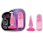 Blush B Yours Basic Anal Pleaser Remote-Controlled Vibrating Anal Plug Pink | Climactic Adventures