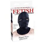 FF Zipper Face Hood Black