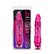 Blush B Yours Vibe 1 Realistic 9 in. Vibrating Dildo Pink | Climactic Adventures