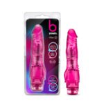 B Yours Vibe 4 Dildo 8in Vibrating Pink