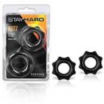 Stay Hard Nutz Cockring 2pk Black