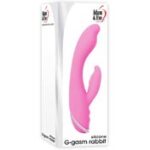 A&E G-Gasm Silicone Rabbit Vibrator Pink