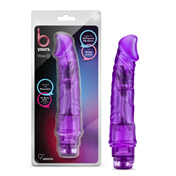 Blush B Yours Vibe 6 Realistic 9.25 in. Vibrating Dildo Purple | Climactic Adventures